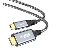 LDLrui Cable USB C a Mini HDMI de 5 pies (no HDMI), 4K @60Hz/2K/1080P tipo C a Mini HDMI 2.0 HDR Cable para laptop, MacBook, ROG Ally, iPhone 15 Series, Galaxy S Series, Steam Deck a monitor portátil