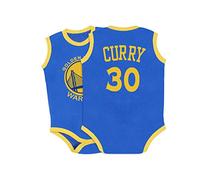 LDLXDR Camiseta de bebé Warriors Lakers James Romper sin Mangas Chaleco de una Pieza,Blue-1,73CM
