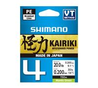 LDM54TE2020015G Lenza Kairiki 4 150m 0.20mm 13.8kg Mantis Green Shimano