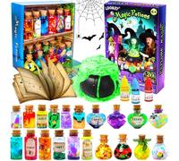 LDomet Kit de pociones mágicas para niños, mezcla 20 botellas de poción de polvo de hadas, decoraciones de fiesta de Navidad de Halloween, regalo creativo para niños y niñas de 6, 7, 8, 9, 10 años en