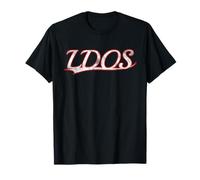 LDOS Last Day of Summer Vintage Varsity Distressed Throwback Camiseta