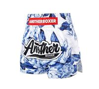LDOZ MMA Muay Thai Shorts BJJ Boxing Cross Training Fight Wear con cordón para Adultos y niños(Blue,XS)