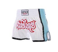 LDOZ MMA Muay Thai Shorts BJJ Kickboxing Fighting Boxing Ropa con cordón para niños y Adultos(White,S)