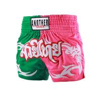 LDOZ Pantalones Cortos Muay Thai MMA Cross Training BJJ Boxing Fight Wear con cordón para Adultos y niños(Green,S)