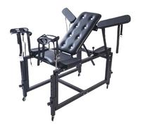 LDOZ Silla sexual, silla de obediencia ajustable multifuncional, banco de silla sexual BDSM con máquina sexual, muebles sexuales, juguetes sexuales para adultos(Multifunctional fun chair)