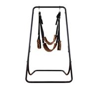 LDOZ Soporte de columpio sexual BDSM, columpio ajustable con soporte y juego de bondage, muebles sexuales para dormitorio, juguetes sexuales(Set 1)