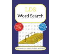 LDS Word Search: LDS Word Search Puzzle Book: LDS Word Search Puzzle Book: Word Searches with Easy to Read Print about LDS, Book of Mormon, Church, ... Gift for Vacations, Holidays, and Free Times
