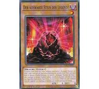 LDS1-DE007 - La piedra negra de la leyenda - Common - 1ª edición - Alemán - Legendary Duelists: Season 1 - con protección de envío MZTCG