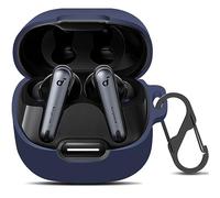 LDSXAY Funda Compatible con Anker Soundcore Liberty 4 NC, Funda Protectora de Silicona Suave a Prueba de Golpes para Auriculares inalámbricos Soundcore Liberty 4 NC (Azul)