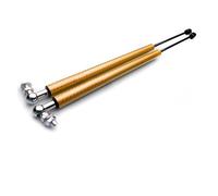 Ldtbmdj Amortiguador del capó para VW para T-ROC 2018 2019 2020-2023 2024 2025 Reacondicionamiento Estilo Automóvil Capó Barras Elevación Amortiguador Gas(Carbon Orange)