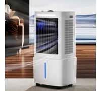 LDTTYRC Aire Acondicionado portátil, humidificador de 25 L, purificador de Aire móvil, Temporizador de 12 Horas, 3 velocidades con Control Remoto, 4 Cristales de Hielo Originales, diseño c