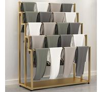 LDTTYRC Organizador de Bufandas Independiente, Perchero para Ropa, Percha para Pantalones, Estante para chales, estación de Almacenamiento de Toallas, Soporte de exhibición Comercial, sopo