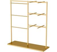 LDTTYRC Perchero de pie para Ropa Interior, Organizador de Ropa para Venta minorista con Barra extraíble, Perchero de exhibición de Ropa de Doble Cara para Tienda de Ropa, Perchero Moderno