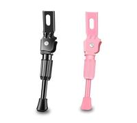 LDUDU Pata de Cabra Bicicleta 12~20 Pulgadas Infantil Aparcabicicletas Infantil Soporte Unilateral Aparcabicicletas para Bicicleta Infantil 12" 14" 16" 18" 20" (Rosa, 20 Pulgadas)