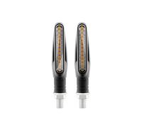 LDUTIU Indicadores Luz De Giro LED Universal para Motocicleta Indicador Flujo DRL Trasera Intermitente para 2 Uds