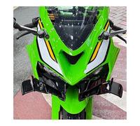 LDUTIU Kit Alas Aerodinámicas Delanteras Fuerza Descendente Carenado Alerón Delantero Motocicleta para ZX-6R 636 2024-2025 Alerón Delantero(Color9)