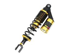 LDUTIU Motocross Amortiguador Amortiguador Universal para Motocicleta De 325mm Cilindros Gas Dobles Modificados, Suspensión Trasera(Color04)