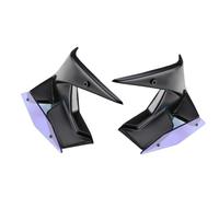 LDUTIU para Z900 para Z 900 2017 2018 2019 Piezas Motocicleta Alerones Laterales Fuerza Descendente ala Fija Winglet Carenado Deflectores Alerón Delantero(17-19 Navy Blue)
