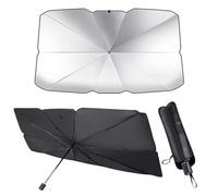 LDWRMHFN Coche Parasol Paraguas, para BMW X5 F15 F85 E70 E53 G05 Plegable y Retráctil Protección Ultravioleta Parasol de Coche para el Parabrisas