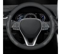 LDWRMHFN Cubiertas de Volante de Coche, para Renault Clio V Life/Zen/Intens/R.S. Line 2019-2024 Durabilidad Seguridad Antideslizante Protector Funda para Volante Coche,A