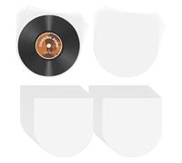 LDXDRU 100 unidades de fundas semitransparentes para discos de vinilo de 30,5 cm Lp, fundas interiores antiestáticas para discos de vinilo individuales