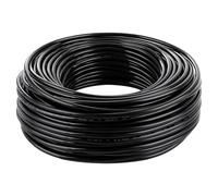 LDXDRU Tubo de riego micro de 50 metros, línea de riego por goteo negra, manguera de riego negra para sistema de riego de jardín, diámetro interior de 4 mm, diámetro exterior de 6 mm