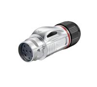 LDXMJZOT BD24 - Enchufe de metal para aviación de 10 núcleos, enchufe rápido, señal de alimentación, conector industrial IP68 (enchufe hembra)