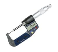LDXMJZOT Micrómetro Digital de Cabeza Delgada de 0-25mm, Cabeza Plana pequeña electrónica, diámetro de Cabeza pequeña de 1mm/2mm/3mm(D.2MM)