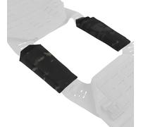 LDZDGD Juego de Protectores de Hombro Camuflados para Chaleco Táctico, Tirantes Ensanchados y Acolchados Que Reparten la Carga, con Correas Elásticas para Gestión de Cables(BCP)