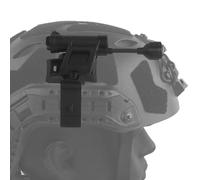 LDZDGD Luz Táctica para Casco con Cuello Flexible, Montaje en Rail de Bajo Perfil, LED Multimodo para Airsoft, Paintball y Entrenamiento Nocturno(Black)