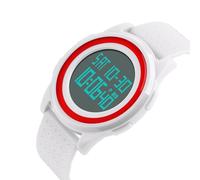 LDZDGD Reloj Digital Unisex Impermeable 50M, Resistente a Golpes, Reloj Deportivo de Exterior con Cronómetro, Alarma, Luz de Fondo, Hora Dual, Ideal para Escuela, Viajes, Deporte y Uso Diario(White)
