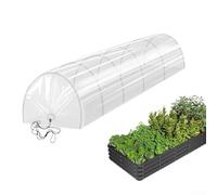 LE 2 pulgadas - Túnel de sombra de jardín mini cubierta de invernadero para camas pequeñas balcón patio - Malla de polietileno resistente a los rayos UV transpirable para fácil transporte 300 x 45 x 4