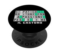 Le Amazzoni del Signor Giancarlo V3 - Il Castoro PopSockets PopGrip Adhesivo