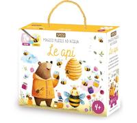 Le api. Magico puzzle ad acqua. Ediz. illustrata. Con pennello. Con puzzle da 54 pezzi (Sassi junior)