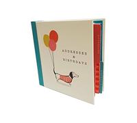 Le Artfile adresse et d'anniversaire livre - saucisse Motif chien