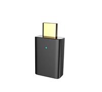 LE Audio LC3 Bluetooth5.4 Audio Transmitter AptX-LL/HD Type-C Wireless Stereo Music Adapter with Auracast for PC TV PS4