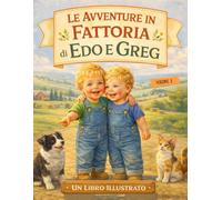 Le Avventure in Fattoria di Edo e Greg: Un libro illustrato per bambini sulla fattoria, tra animali, amicizia, famiglia, natura e piccoli grandi valori educativi