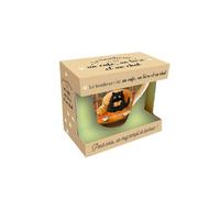 Le bonheur c'est un café, un livre et un chat: Coffret avec 1 mug