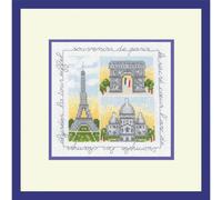 Le Bonheur des Dames Juego de punto de cruz, diseño de recuerdo de París