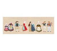 Le Bonheur des Dames Petit Point - Kit de bordado, color blanco