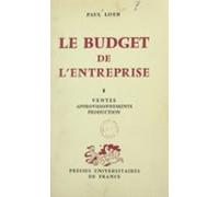 Le Budget De Lentreprise (1) (ebook)