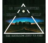 Le Butcherettes / Death Valley Girls - The Universe / When I'M Free - Vinyle Blanc Splatter Rose [Vinilo]