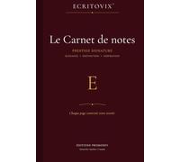 Le Carnet de notes - Prestige Signature