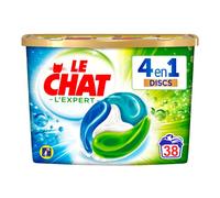 Le Chat Discs L'expert - Lessive en Capsules - 38 Lavages