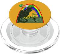 Le Chat Noir De La Diversión del Día De San Patricio PopSockets PopGrip para MagSafe