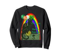 Le Chat Noir De La Diversión del Día De San Patricio Sudadera