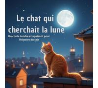 Le chat qui cherchait la lune: Un conte poétique et illustré pour enfants de 3 à 8 ans