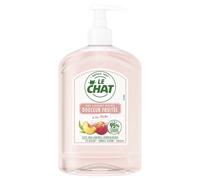 Le Chat - Savon Mains - Gel Lavant - Douceur Fruitée à la Pêche - Formule Vegan - Flacon 500ml