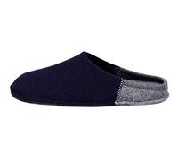 Le Clare Nube Bicolor - Pantufla Invierno Unisex en Paño de Lana con Plantilla Extraíble - Bicolor Azul Gris - Tamaño 45