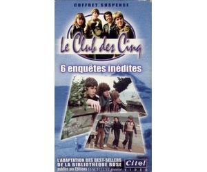 Le Club des cinq - Coffret Bleu 3 VHS (Vol.1 à 3) : Cinq et les tours rouges / Les Cinq et le chemin secret / Les Cinq dans la tour du contrebandier / Les Cinq et les vieilles tours / Les Cinq s'amusent bien / Les Cinq et la jolie Jeanne